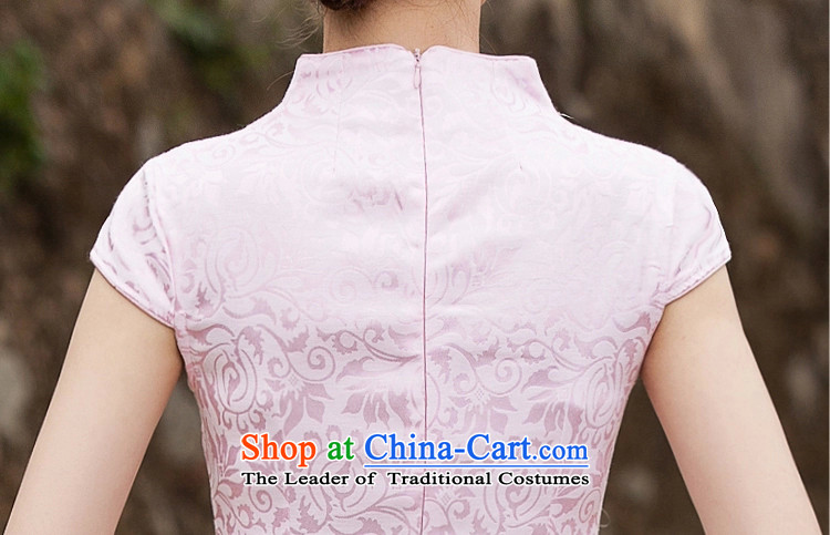 Saga  2015 summer rain petals stylish improved cheongsam dress Wah 518-1122-55 pink M picture, prices, brand platters! The elections are supplied in the national character of distribution, so action, buy now enjoy more preferential! As soon as possible.