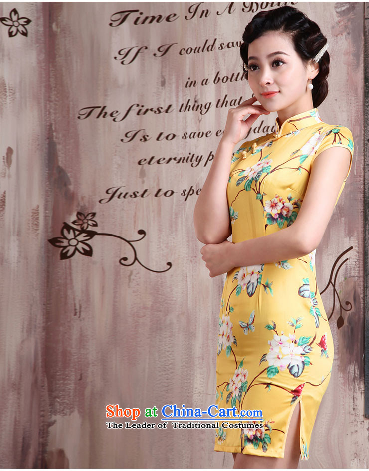 Millennium bride new summer 2015 Chinese Antique style Sau San female dresses improved qipao X2081 away from his pictures, prices, XL brand platters! The elections are supplied in the national character of distribution, so action, buy now enjoy more preferential! As soon as possible.