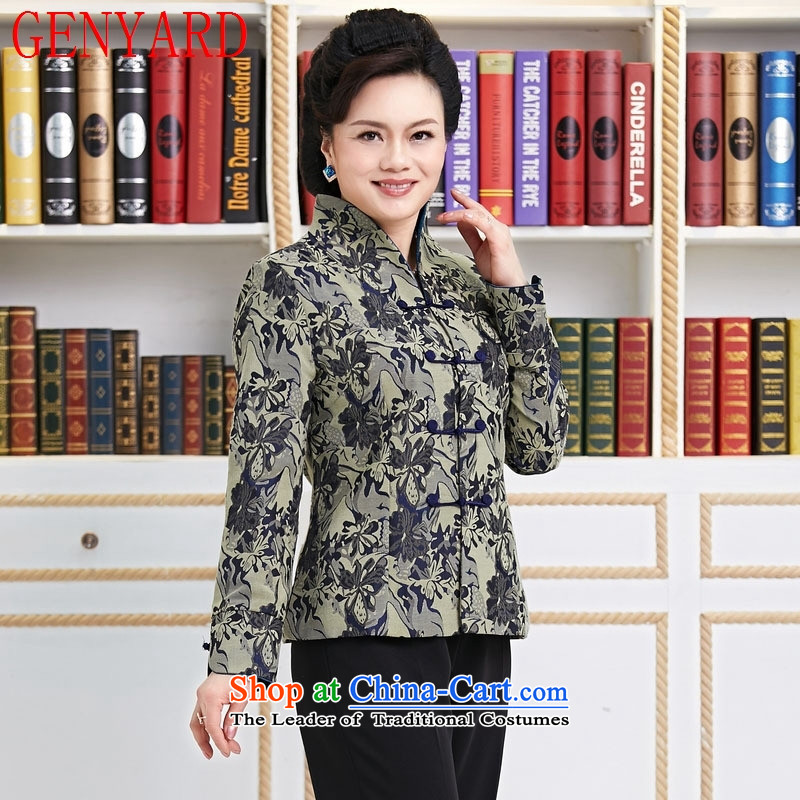 Replace the spring and autumn new GENYARD PRESIDENT OF ETHNIC CHINESE jacket coat with improved Stylish spring and autumn Tang he had lent 1.087 red XXXXL,GENYARD,,, shopping on the Internet