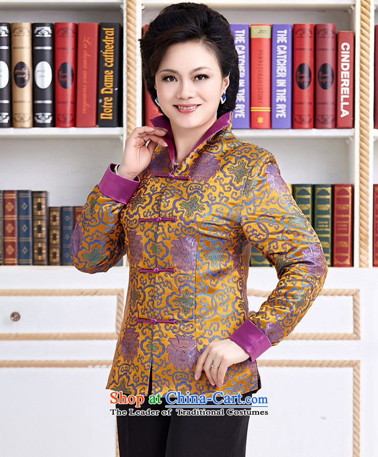 In accordance with the contents in spring and autumn GENYARD Tang Tang blouses jacket, the elderly in the Tang dynasty 2099 Yellow XXXL picture, prices, brand platters! The elections are supplied in the national character of distribution, so action, buy now enjoy more preferential! As soon as possible.