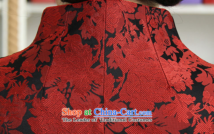 Deloitte Touche Tohmatsu trade shop embroidered short, long-sleeved T-shirt female autumn and winter Chinese collar Tang Jacket coat cardigan red L picture, prices, brand platters! The elections are supplied in the national character of distribution, so action, buy now enjoy more preferential! As soon as possible.