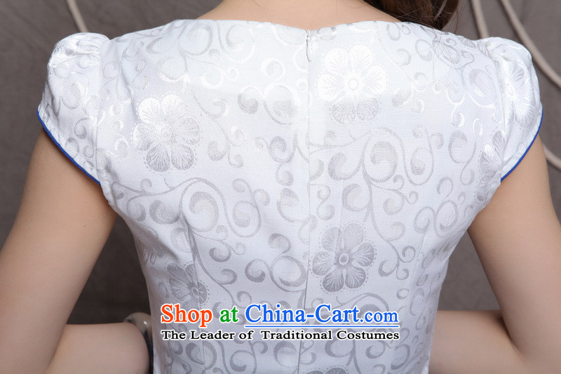 Macharm Fen    9906# embroidery cheongsam ethnic Chinese cheongsam dress daily Stylish retro Sau San graphics build qipao green S picture, prices, brand platters! The elections are supplied in the national character of distribution, so action, buy now enjoy more preferential! As soon as possible.