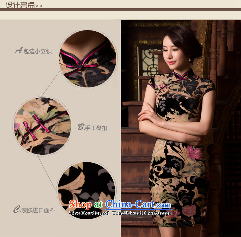 7475 Flower Spirit dwelling Bong-summer 2015 new retro-cashmere qipao daily Sau San is elegant and modern cheongsam dress suit M pictures, DQ15107 price, brand platters! The elections are supplied in the national character of distribution, so action, buy now enjoy more preferential! As soon as possible.