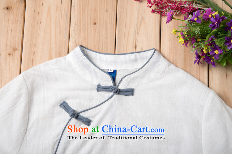 Sakura 2015 Autumn Breeze replacing cotton linen Han-China wind female Chinese Improved large pictures, L T-shirt cheongsam price, brand platters! The elections are supplied in the national character of distribution, so action, buy now enjoy more preferential! As soon as possible.