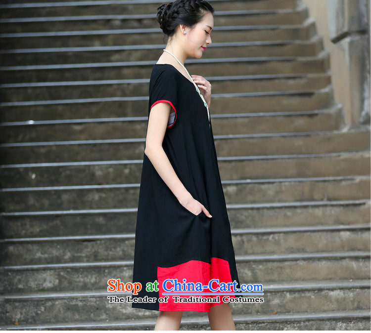 Elizabeth, 2015 NEW Summer stitching embroidery jacquard ethnic dresses cotton linen dress in long  C1131 better pictures, price XXXL RED, brand platters! The elections are supplied in the national character of distribution, so action, buy now enjoy more preferential! As soon as possible.