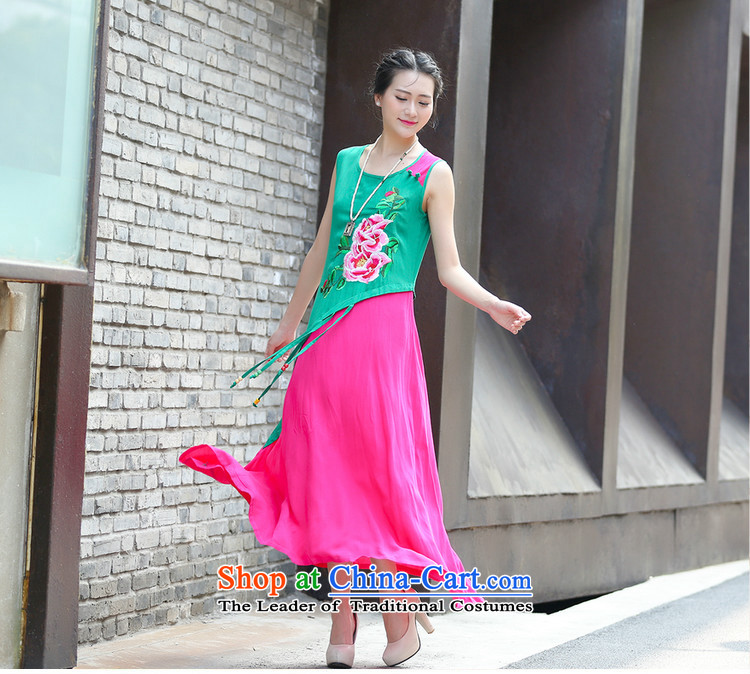 Elizabeth, 2015. The elderly female Tang dynasty skirts summer new moms with large ethnic relaxd dress with a straight skirt C1130 RED XXXL picture, prices, brand platters! The elections are supplied in the national character of distribution, so action, buy now enjoy more preferential! As soon as possible.