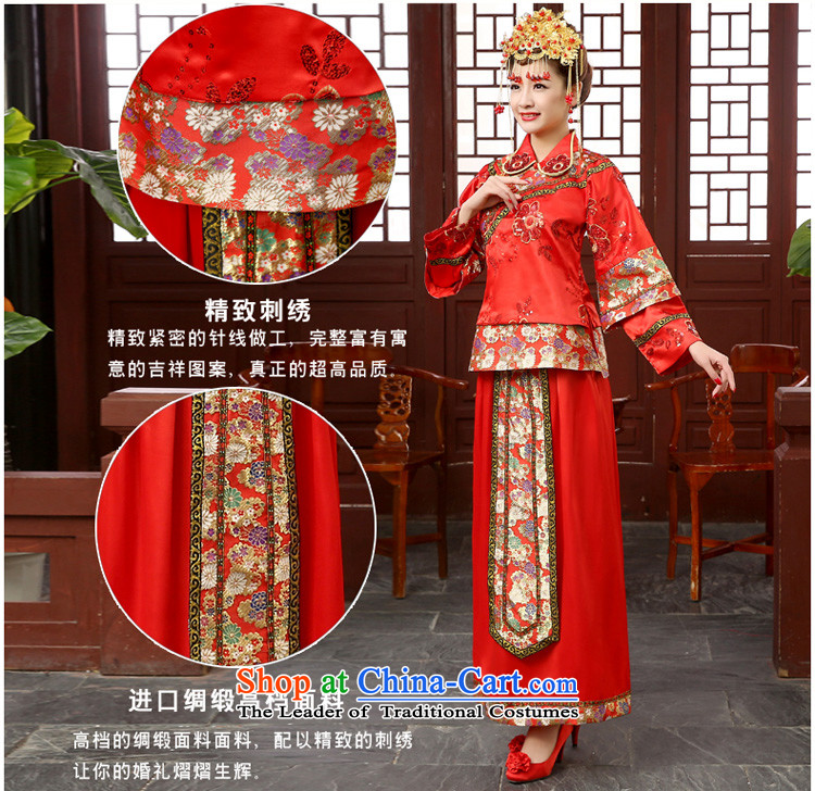 Martin Taylor marriages Chinese qipao gown long-sleeved retro lights chip-soo drink service wo service kimono-hi-load model ancient winter Head Ornaments XXL picture, prices, brand platters! The elections are supplied in the national character of distribution, so action, buy now enjoy more preferential! As soon as possible.
