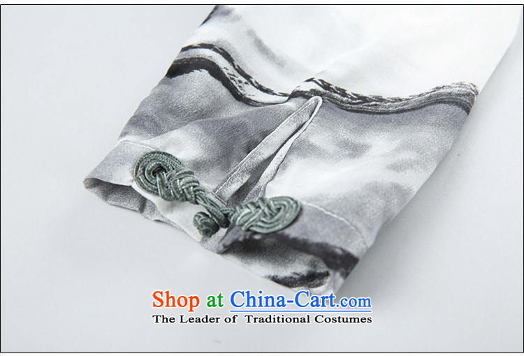 Caynova2015 new cheongsam summer dresses Silk Cheongsam pattern of feng shui national ink short skirts picture color S picture, prices, brand platters! The elections are supplied in the national character of distribution, so action, buy now enjoy more preferential! As soon as possible.