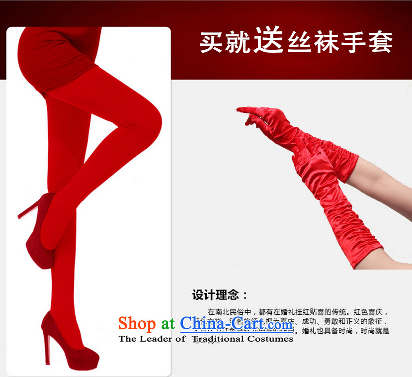The Chinese in 2015 Love marriages short, bows to Mr Ronald stylish red lace dresses new cheongsam wedding dresses female former short long after wiping the chest shoulder link L photo, prices, brand platters! The elections are supplied in the national character of distribution, so action, buy now enjoy more preferential! As soon as possible.