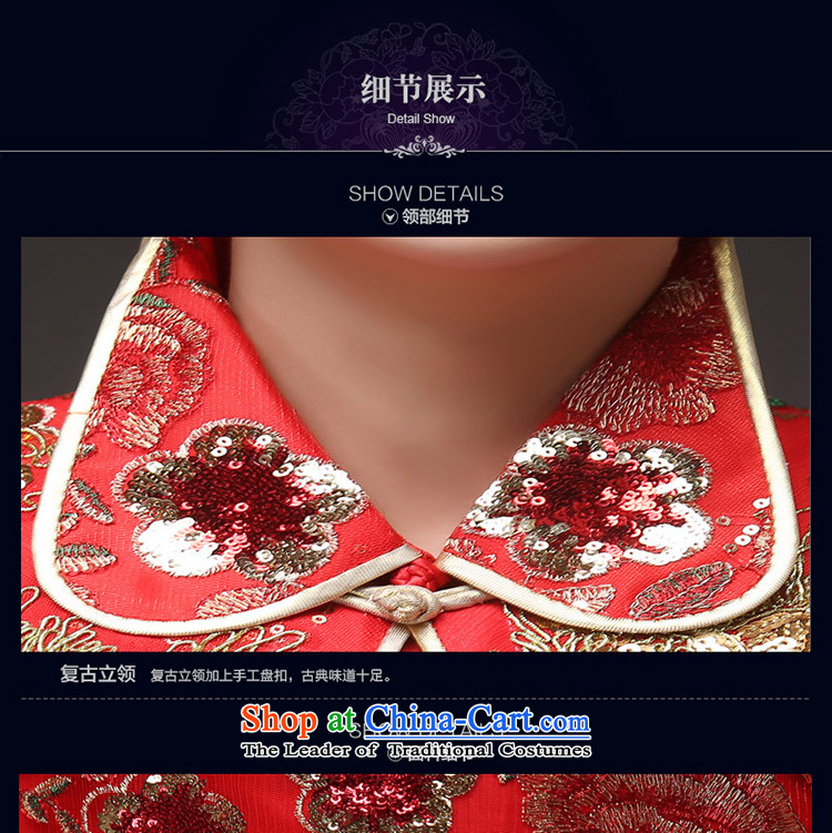 Sau Wo Service Bridal Chinese wedding dress red bows wedding dress retro qipao 2015 autumn and winter new kimono dragon pregnant women use su larger winter clothes cotton plus + Head Ornaments XXL picture, prices, brand platters! The elections are supplied in the national character of distribution, so action, buy now enjoy more preferential! As soon as possible.