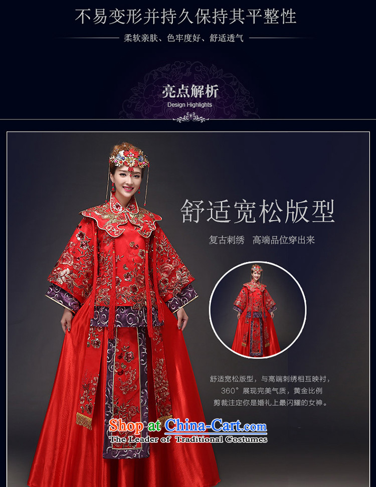 Sau Wo Service Bridal Chinese wedding dress red bows wedding dress retro qipao 2015 autumn and winter new kimono dragon pregnant women use su larger winter clothes cotton plus + Head Ornaments XXL picture, prices, brand platters! The elections are supplied in the national character of distribution, so action, buy now enjoy more preferential! As soon as possible.