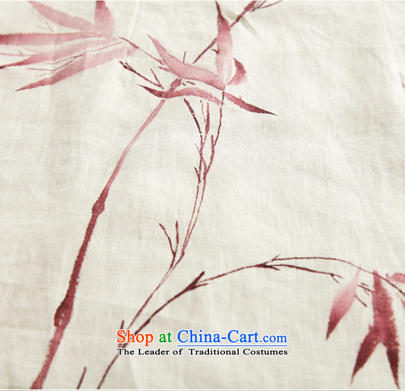Ink China wind cotton linen dresses tea-girl of ethnic Chinese ink painting flax cloth for red bamboo oriole apricot L photo, prices, brand platters! The elections are supplied in the national character of distribution, so action, buy now enjoy more preferential! As soon as possible.