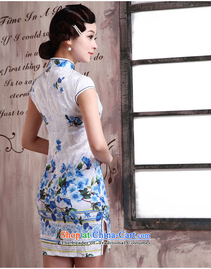 Millennium bride in spring and summer 2015 qipao gown trendy new improved retro-to-day short of qipao skirt Sau San female dresses X2025 wooden weaving XL Photo, prices, brand platters! The elections are supplied in the national character of distribution, so action, buy now enjoy more preferential! As soon as possible.