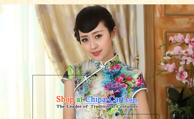 Spend the summer female qipao figure heavyweight silk retro herbs extract poster stretch of Sau San double short qipao figure color M brand, prices, picture platters! The elections are supplied in the national character of distribution, so action, buy now enjoy more preferential! As soon as possible.