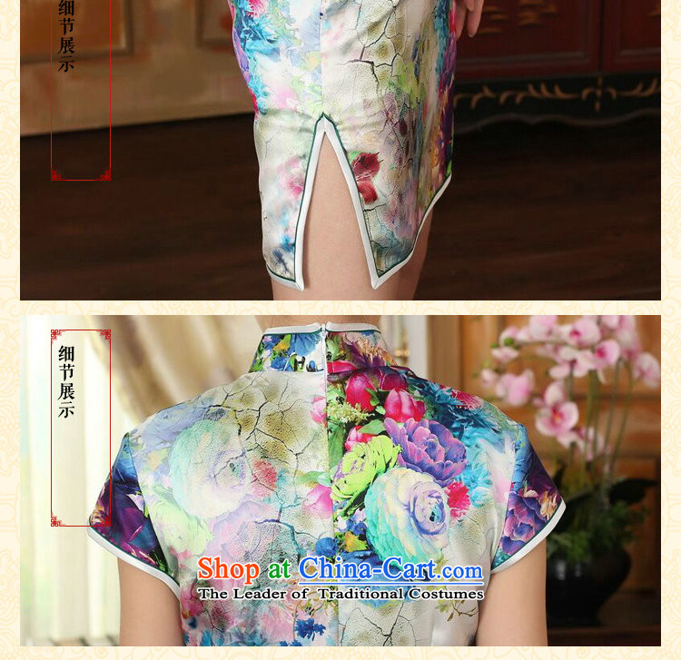 Spend the summer female qipao figure heavyweight silk retro herbs extract poster stretch of Sau San double short qipao figure color M brand, prices, picture platters! The elections are supplied in the national character of distribution, so action, buy now enjoy more preferential! As soon as possible.