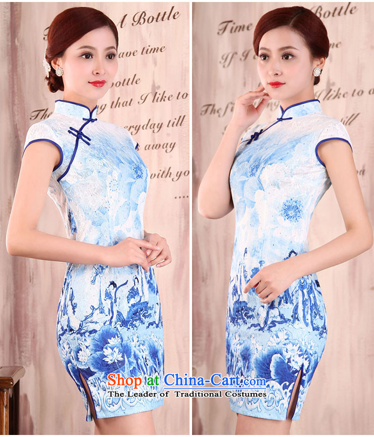  The spring of the new millennium the bride 2015 new antique dresses temperament Ms. lace etiquette clothing improved stylish short of daily qipao X161 Ligao Qi Junyan Hsichih XL Photo, prices, brand platters! The elections are supplied in the national character of distribution, so action, buy now enjoy more preferential! As soon as possible.