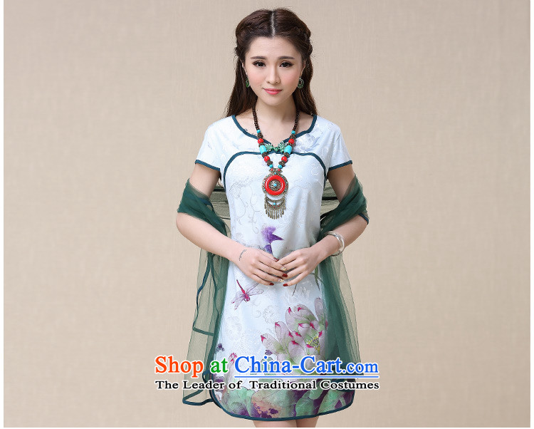 The fragrance of the spring and summer of 2015, also replace the girl China wind ethnic cheongsam dress photo color S pictures 8,958, prices, brand platters! The elections are supplied in the national character of distribution, so action, buy now enjoy more preferential! As soon as possible.