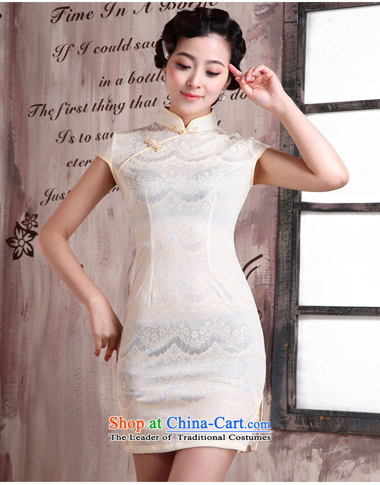 The Millennium Assembly spring and autumn 2015 bride new lace Sau San video thin stylish qipao improved temperament and sexy body short of retro dresses X2092 Land dumping city XL Photo, prices, brand platters! The elections are supplied in the national character of distribution, so action, buy now enjoy more preferential! As soon as possible.