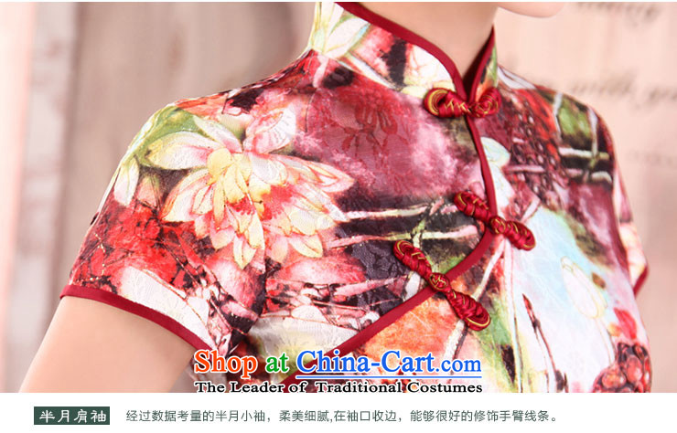 Millennium bride in the spring of 2015, the new elderly mother with retro flowers dresses and the relatively short time, the improvement of lotus flowers daily qipao X162 HUI XIN XL Photo, prices, brand platters! The elections are supplied in the national character of distribution, so action, buy now enjoy more preferential! As soon as possible.