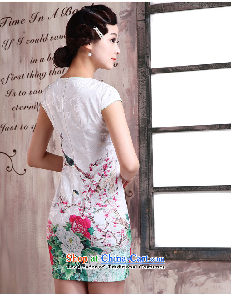 Millennium bride in spring and autumn 2015 new cheongsam summer improved retro short-sleeved short of Sau San stylish and elegant qipao female dresses X2029 Uzbekistan economy S picture, prices, brand platters! The elections are supplied in the national character of distribution, so action, buy now enjoy more preferential! As soon as possible.