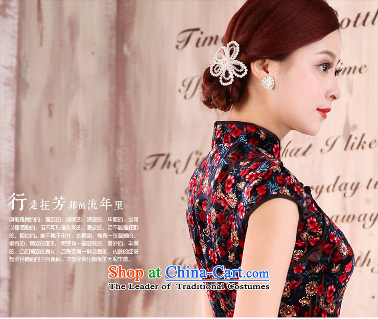 Millennium bride 2015 Spring/Summer new stylish short of improved qipao retro in summer decorated in day-to-day older mother dresses X5072 recalled from the picture, prices, XXL brand platters! The elections are supplied in the national character of distribution, so action, buy now enjoy more preferential! As soon as possible.