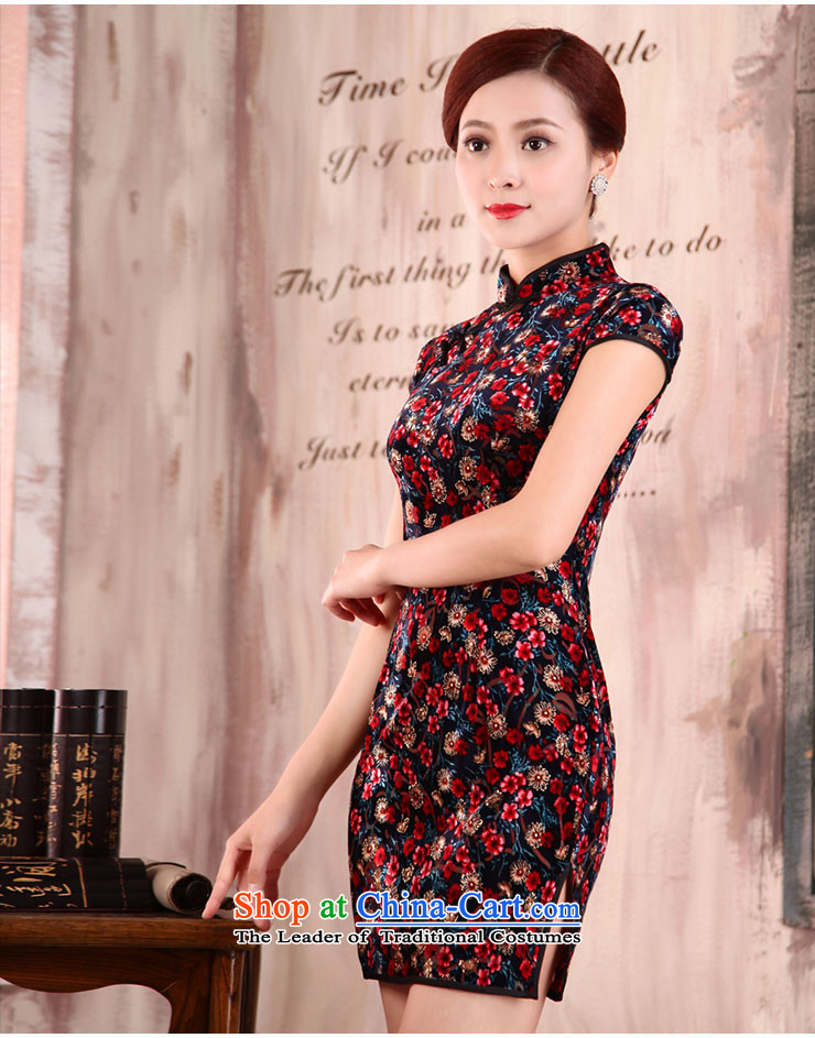 Millennium bride 2015 Spring/Summer new stylish short of improved qipao retro in summer decorated in day-to-day older mother dresses X5072 recalled from the picture, prices, XXL brand platters! The elections are supplied in the national character of distribution, so action, buy now enjoy more preferential! As soon as possible.