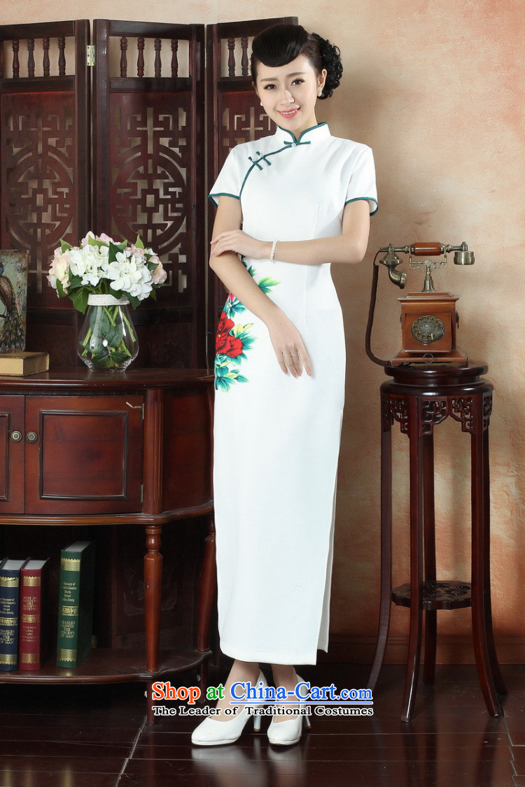 Find Sophie summer, ethnic dress cheongsam dress stylish improved Chinese collar hand-painted retro long cheongsam dress figure color L picture, prices, brand platters! The elections are supplied in the national character of distribution, so action, buy now enjoy more preferential! As soon as possible.