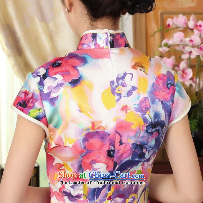 In accordance with the new l love women retro ethnic improved Tang dynasty stamp Sau San Tong replacing QIPAO) short skirt LGD/Z0017# picture color , L, in accordance with the Love l , , , shopping on the Internet
