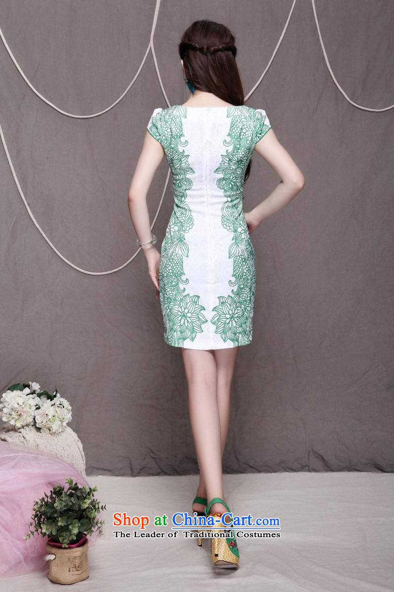 Statements were made by the              2015 National wind princess stylish Chinese cheongsam dress retro graphics thin cheongsam #9912 Sau San blue XL Photo, prices, brand platters! The elections are supplied in the national character of distribution, so action, buy now enjoy more preferential! As soon as possible.
