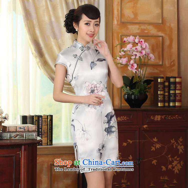In accordance with the new l love women retro ethnic improved Tang dynasty collar short of the need to come to grips with stamp Sau San Tong replacing cheongsam dress LGD/Z0013# picture color M brand, prices, picture platters! The elections are supplied in the national character of distribution, so action, buy now enjoy more preferential! As soon as possible.