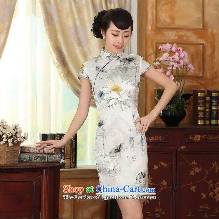 In accordance with the Love l Chinese improved Couture fashion daily Tang dynasty new retro ethnic short of Tang Dynasty cheongsam dress LGD/Z0007# figure XL Photo, prices, brand platters! The elections are supplied in the national character of distribution, so action, buy now enjoy more preferential! As soon as possible.