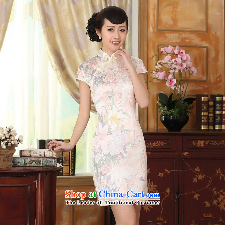 In accordance with the new l love women of ethnic Chinese Tang MOUNTING ANGLED improved pressed to suit short of Sau San Tong replacing cheongsam dress LGD/Z0014# figure XL Photo, prices, brand platters! The elections are supplied in the national character of distribution, so action, buy now enjoy more preferential! As soon as possible.