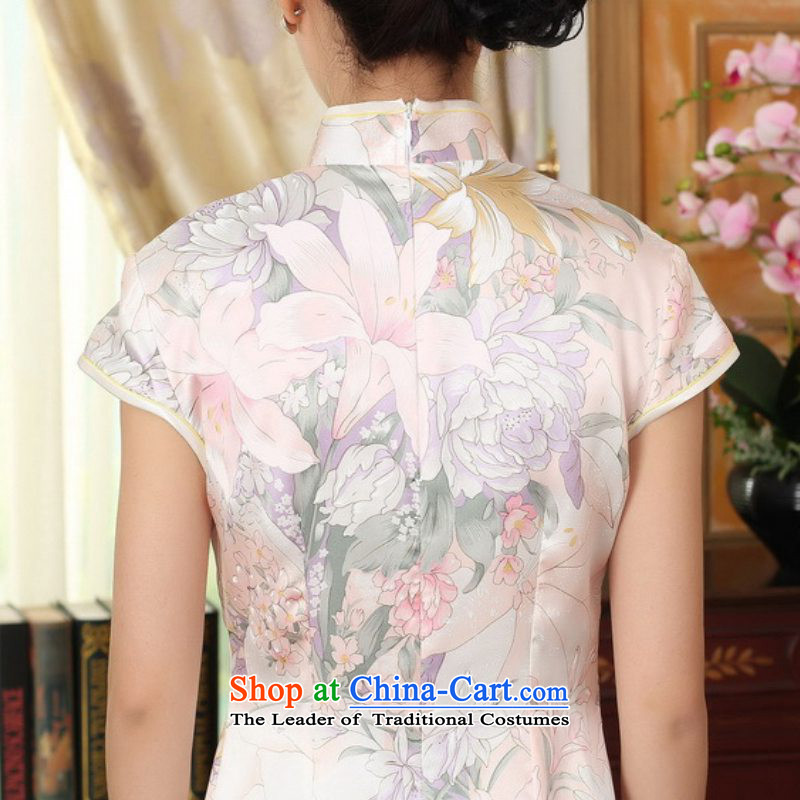 In accordance with the new l love women of ethnic Chinese Tang MOUNTING ANGLED improved pressed to suit short of Sau San Tong replacing cheongsam dress LGD/Z0014# figure in love L XL, , , , shopping on the Internet