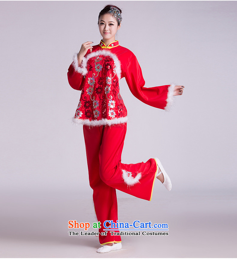 Service costumes yangko new people go Fan Dance Dance folk dance show services Square Red M picture, prices, brand platters! The elections are supplied in the national character of distribution, so action, buy now enjoy more preferential! As soon as possible.