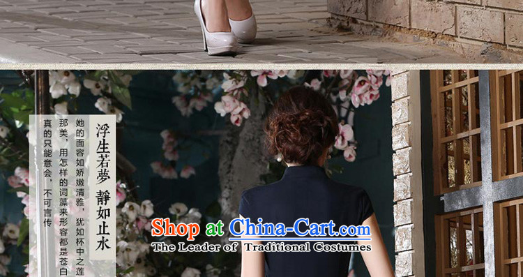 At 2015 new pro-summer and fall short-sleeved daily with cotton linen dresses in the reconstructed long Ms. Dress Shirt + M LN453 improved white dress XL Photo, prices, brand platters! The elections are supplied in the national character of distribution, so action, buy now enjoy more preferential! As soon as possible.