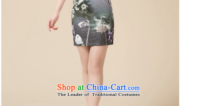 The new summer Stylish retro fitted cheongsam look like teenage Sau San Tong replacing niba improved dresses HZMWL1813 Gray L picture, prices, brand platters! The elections are supplied in the national character of distribution, so action, buy now enjoy more preferential! As soon as possible.