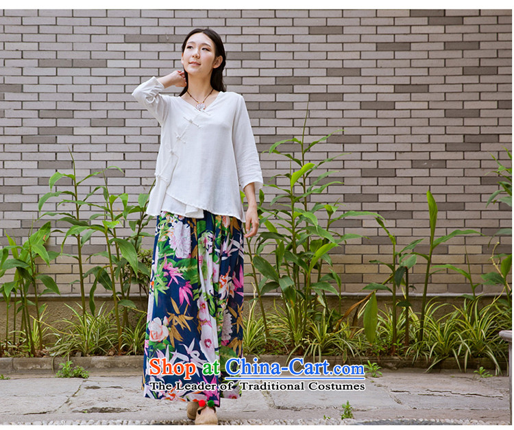 In particular ethnic 2015 Keun-young Women's Summer Chinese clothing improved Tang dynasty retro Han-loose large code disk port T-shirt white L picture, prices, brand platters! The elections are supplied in the national character of distribution, so action, buy now enjoy more preferential! As soon as possible.