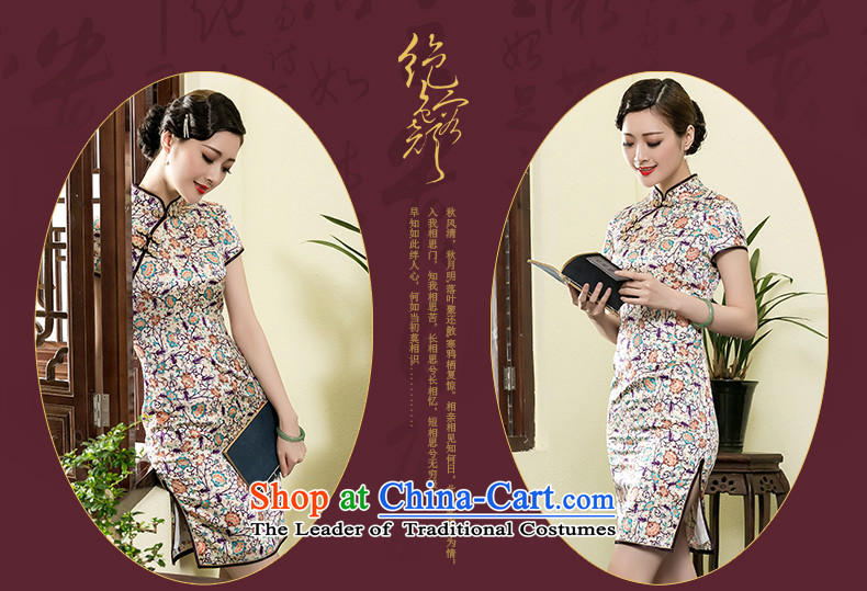 The seal of the new 2015 saika heavyweight Silk Cheongsam summer retro improved Shanghai republic of korea women cheongsam dress photo color M brand, prices, picture platters! The elections are supplied in the national character of distribution, so action, buy now enjoy more preferential! As soon as possible.