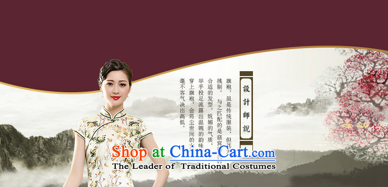 The seal of the Summer 2015 new heavyweight Silk Cheongsam retro aristocratic herbs extract short skirt pictures of President qipao color M brand, prices, picture platters! The elections are supplied in the national character of distribution, so action, buy now enjoy more preferential! As soon as possible.