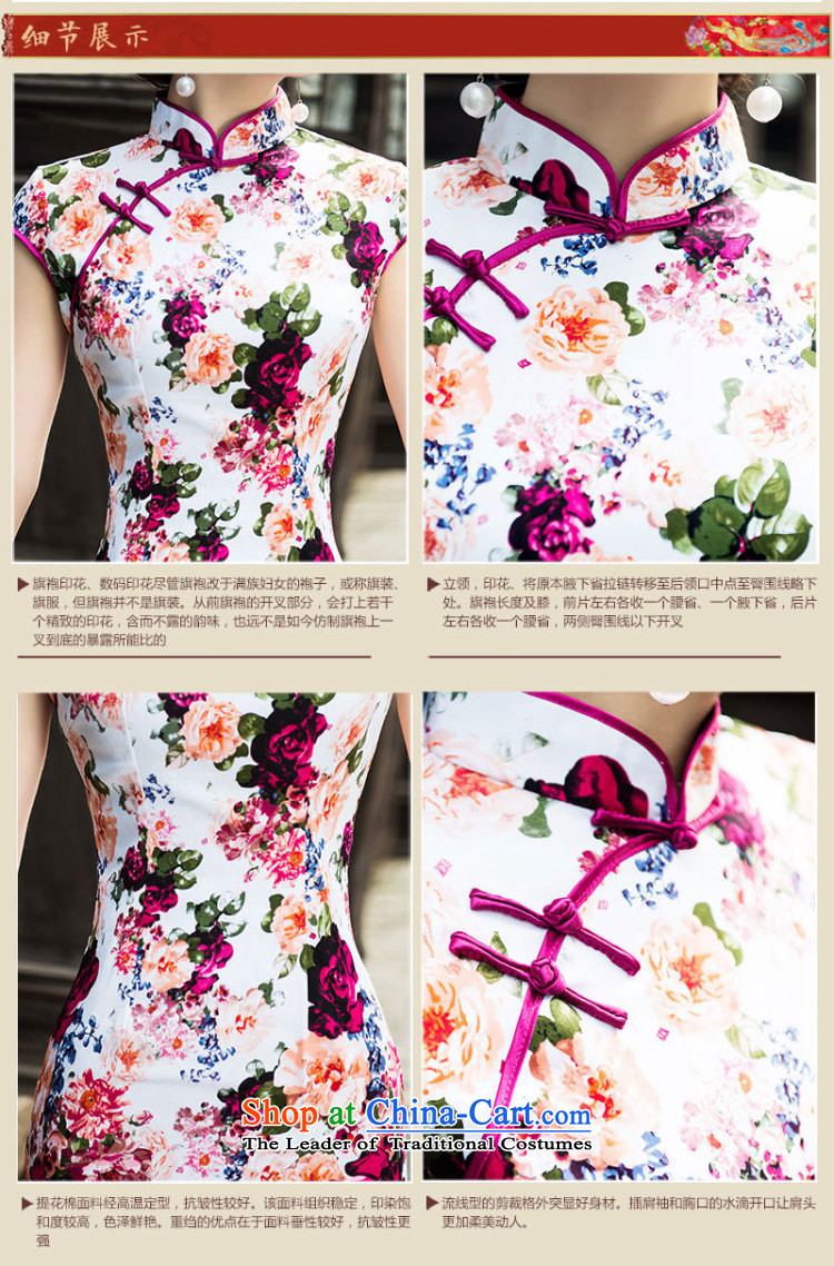 Naoji a qipao spring and summer dresses and Stylish retro look like improved Sau San qipao cotton linen dresses 52110 map color pictures, prices, XXL brand platters! The elections are supplied in the national character of distribution, so action, buy now enjoy more preferential! As soon as possible.