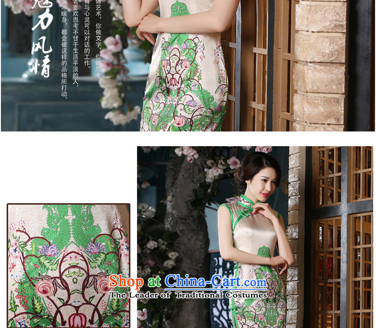 The pro-am daily new 2015 Sau San silk herbs extract retro sleeveless short, improved stylish cheongsam dress short M picture, prices, brand platters! The elections are supplied in the national character of distribution, so action, buy now enjoy more preferential! As soon as possible.