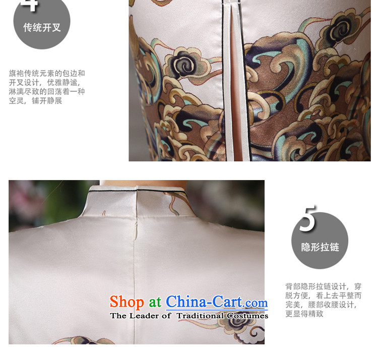 At 2015 new pro-summer daily improvements qipao stylish silk short, Retro herbs extract Ms. short skirt) L photo, prices, brand platters! The elections are supplied in the national character of distribution, so action, buy now enjoy more preferential! As soon as possible.