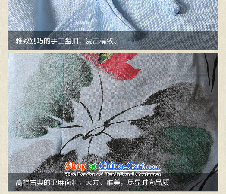The pro-am summer daily ethnic women cotton linen Tang Dynasty Chinese Antique linen package improved female clothes A0079-a qipao +P0011 skirt L photo T-shirt, prices, brand platters! The elections are supplied in the national character of distribution, so action, buy now enjoy more preferential! As soon as possible.