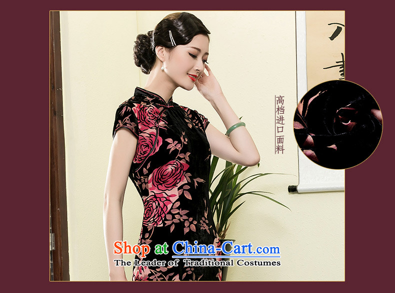 The seal of a new summer of 2015 rose Silk Cheongsam retro-burned Ms. elegant Chinese dress photo color pictures, prices, XXXL brand platters! The elections are supplied in the national character of distribution, so action, buy now enjoy more preferential! As soon as possible.