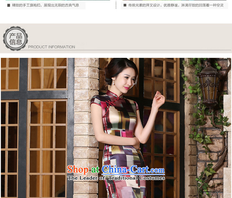 The pro-am daily new 2015 Summer improved fashionable upper Silk Cheongsam Dress Short, Ms. Short-sleeved dresses short, XL-15 day shipping picture, prices, brand platters! The elections are supplied in the national character of distribution, so action, buy now enjoy more preferential! As soon as possible.
