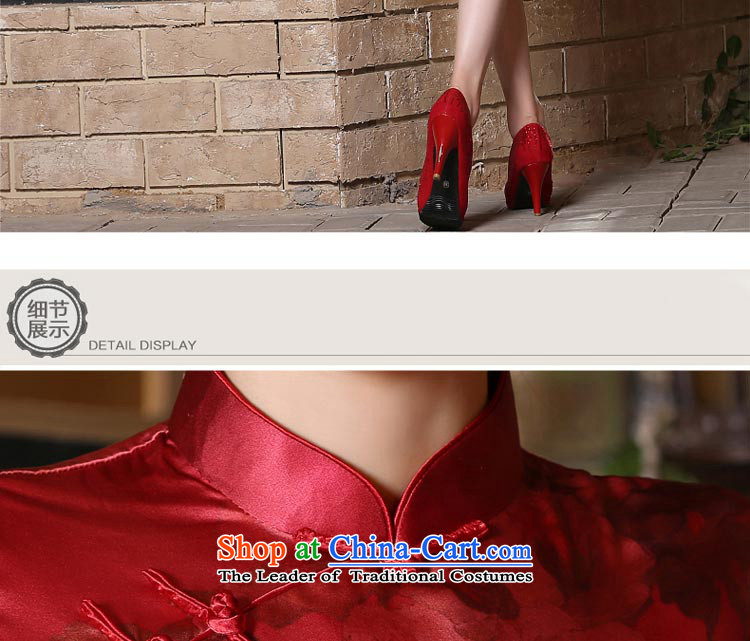 At 2015 new pro-summer daily short, short-sleeved improved stylish girl silk cheongsam dress up the skirt short) S picture, prices, brand platters! The elections are supplied in the national character of distribution, so action, buy now enjoy more preferential! As soon as possible.