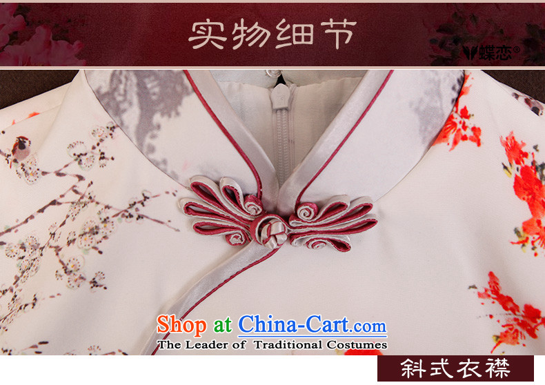 The Butterfly Lovers the summer and autumn of 2015, replacing the new improved stylish emulation Silk Cheongsam Dress Short of Qipao retro daily figure XXL picture, prices, brand platters! The elections are supplied in the national character of distribution, so action, buy now enjoy more preferential! As soon as possible.