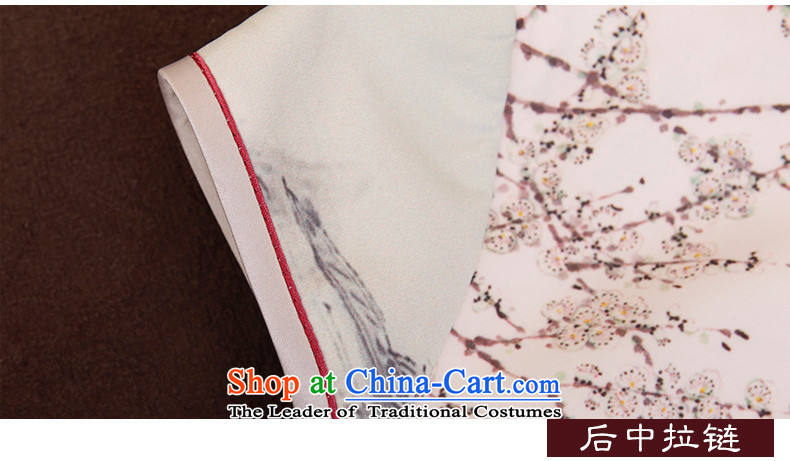 The Butterfly Lovers the summer and autumn of 2015, replacing the new improved stylish emulation Silk Cheongsam Dress Short of qipao retro-day 54230 figure XXL picture, prices, brand platters! The elections are supplied in the national character of distribution, so action, buy now enjoy more preferential! As soon as possible.