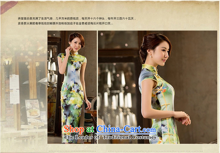 The new 2015 spring/summer load cheongsam dress stylish improved daily retro skirt qipao Sau San long skirt female L picture, prices, brand platters! The elections are supplied in the national character of distribution, so action, buy now enjoy more preferential! As soon as possible.