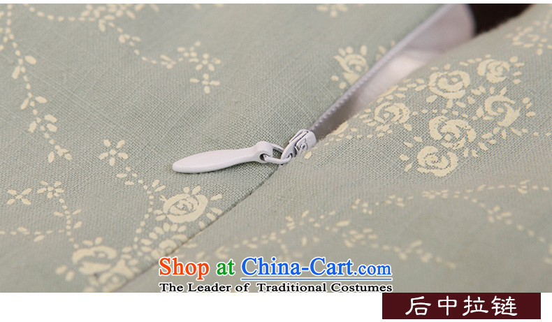 The Butterfly Lovers Butterfly Lovers the summer and autumn of 2015, replacing the new nation of nostalgia for the stamp in the Sau San long skirt QIPAO) cotton linen cheongsam dress figure - pre-sale 5 days L pictures, prices, brand platters! The elections are supplied in the national character of distribution, so action, buy now enjoy more preferential! As soon as possible.